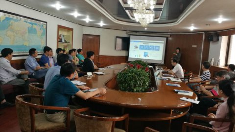 大連海大贏海科技有限公司來我司進行信息化交流