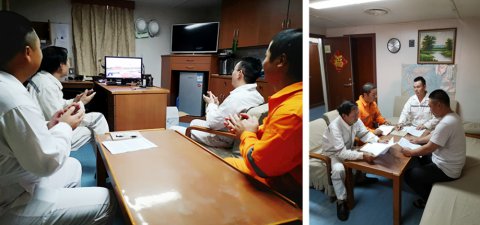 筑牢“浮動(dòng)國(guó)土”上的戰(zhàn)斗堡壘    泰州輪、福州輪黨支部召開(kāi)專題組織生活會(huì)