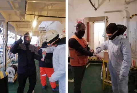 【一線(xiàn)紀(jì)實(shí)】最高標(biāo)準(zhǔn)！最嚴(yán)要求！“江遠(yuǎn)永州”輪堅(jiān)決筑牢海上疫情防線(xiàn)